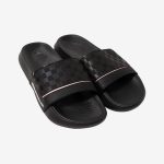 SANDAL SLIDE SIMPLE UNISEX HITAM FRIDAY KILLER | MC HIZE BLACK