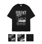 KAOS OVERSIZE PRIA LENGAN PENDEK HITAM EVIL ARMY | EMPTINES A25 BLACK