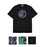 KAOS PRIA KATUN LENGAN PENDEK HITAM EVIL ARMY | STIFLING A25 BLACK