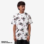 KAOS PRIA KATUN LENGAN PENDEK FULL PRINT PUTIH FRIDAY KILLER | MASCOTT #2 WHITE