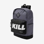 TAS PUNGGUNG RANSEL BAGPACK SIMPLE UNISEX DARK GREY FRIDAY KILLER | ONADO #2 BP DG