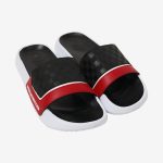 SANDAL SLIDE SIMPLE UNISEX HITAM FRIDAY KILLER | MC HIZE RED WHITE