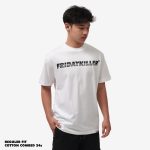 KAOS PRIA KATUN SIMPLE LENGAN PENDEK PUTIH FRIDAY KILLER | OG SPEEDLINE WHITE