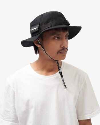 BUCKET HAT TOPI RIMBA UNISEX SIMPLE HITAM FRIDAY KILLER | MANVIS BLACK