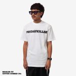 KAOS PRIA KATUN LENGAN PENDEK FULL PRINT PUTIH FRIDAY KILLER | CORE GRUNGE WHT