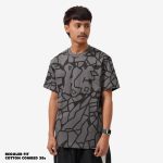 KAOS PRIA KATUN LENGAN PENDEK FULL PRINT ABU ABU GELAP FRIDAY KILLER | MIRROR #2 DG