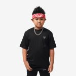 KAOS ANAK KATUN COMBED LENGAN PENDEK POLOS SIMPLE HITAM FRIDAY KILLER | OG CONCRETE KIDS BK