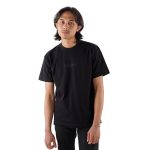 KAOS PRIA KATUN COMBED LENGAN PENDEK SIMPLE HITAM REBELTON | RBLTN #2 DARK