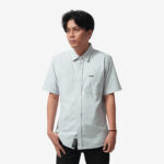 KEMEJA POLOS PRIA KATUN LENGAN PENDEK CASUAL NAVY FRIDAY KILLER | ALFORD LITE BLUE SS