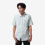 KEMEJA POLOS PRIA KATUN LENGAN PENDEK CASUAL NAVY FRIDAY KILLER | ALFORD LITE BLUE SS