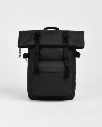TAS PUNGGUNG BACKPACK RANSEL PRIA WANITA HITAM WRNG CLOTH | METRO #1 BLACK