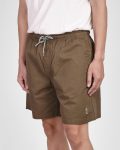 CELANA PENDEK BOARDSHORT CASUAL PRIA OLIVE WRNG CLOTH | THE VOLTA #2 DARK OLIVE