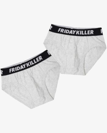 CELANA DALAM PRIA BRIEF 1 PAKET ISI 2 CASUAL NYAMAN ABU ABU FRIDAY KILLER | WIZETH ALL GREY