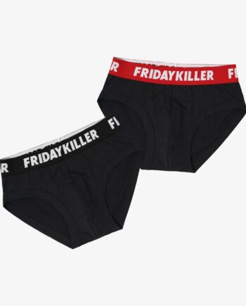 CELANA DALAM PRIA BRIEF 1 PAKET ISI 2 CASUAL NYAMAN HITAM FRIDAY KILLER | WIZETH BRED BLK