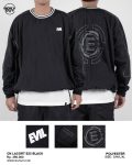 SWEATER CREWNECK BOXY CUT SIMPLE CASUAL PRIA WANITA HITAM ORIGINAL EVIL ARMY | LACORT E25 BLK