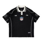 KAOS RUGBY SHIRT PRIA KATUN 16s CASUAL LENGAN PENDEK HITAM ORIGINAL MEMPHIS ORIGINS| TOUCHDOWN