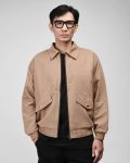 JAKET WORKER KATUN CASUAL PRIA POLOS HITAM ORGINAL WARNING CLOTH | VERSAILLES #2 KHAKI