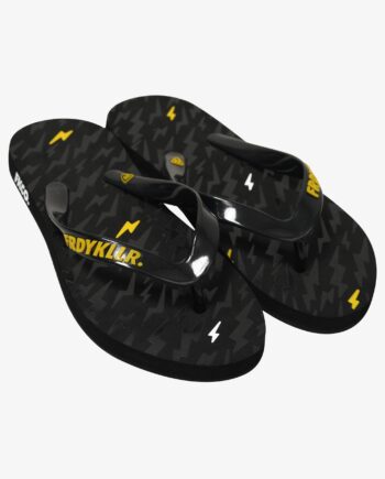 SANDAL JEPIT SPONS CASUAL PRIA WANITA SIMPLE HITAM FRIDAY KILLER | THUNDS SDL BLK