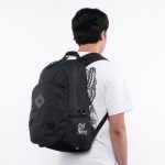 TAS PUNGGUNG BACKPACK RANSEL CASUAL SIMPLE PRIA WANITA HITAM ORIGINAL MATERNAL DISASTER | ZAMA