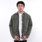 JAKET PARKA PRIA KATUNCASUAL SIMPLE RETRO HIJAU ORIGINAL MATERNAL DISASTER | TIHDAL