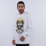 KAOS PRIA KATUN CASUAL SIMPLE LENGAN PANJANG HITAM ORIGINAL MATERNAL DISASTER | MASKIV