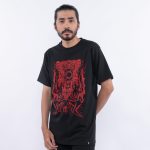 KAOS PRIA KATUN CASUAL SIMPLE LENGAN PENDEK HITAM ORIGINAL MATERNAL DISASTER | POSTURA