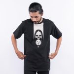KAOS PRIA KATUN CASUAL SIMPLE LENGAN PENDEK HITAM ORIGINAL MATERNAL DISASTER | MELTACE
