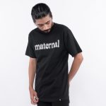 KAOS PRIA KATUN CASUAL SIMPLE LENGAN PENDEK HITAM ORIGINAL MATERNAL DISASTER | BLEARY