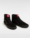 SEPATU SNEAKERS HIGH TOP CLASSIC CASUAL PRIA WANITA HITAM ORIGINAL VNS OTW| SK8 HI SUEDE BLK BLK
