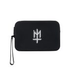 POUCH HANDBAG CLUTCH SILICON CASUAL SIMPLE HITAM ORIGINAL MATERNAL DISASTER | ROUCHES