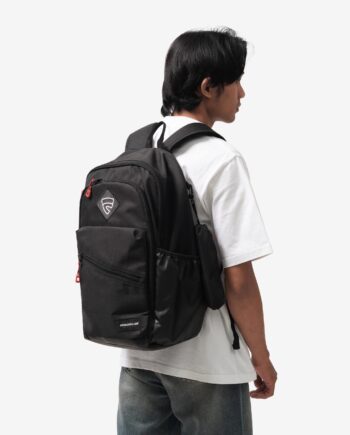 TAS PUNGGUNG RANSEL BACKPACK CASUAL SIMPLE PRIA WANITA HITAM FRIDAY KILLER | MORVELS BP
