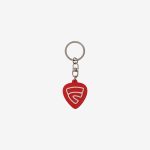 GANTUNGAN KUNCI KEYCHAIN KARET AKSESORIS SIMPLE MERAH LOGO FRIDAY KILLER | OG PICK KC RED