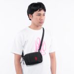 TAS SELEMPANG SLING BAG KECIL CASUAL SIMPLE PRIA WANITA HITAM ORIGINAL MATERNAL DISASTER | ROUTO