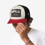 TOPI JARING JARING PRIA TRUCKER HAT HITAM MERAH FRIDAY KILLER | KLLR CLUB B RED
