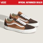 SEPATU SNEAKERS CLASSIC CASUAL PRIA WANITA COKLAT ORIGINAL VNS OTW | OLD SKOOL 2 TONE BROWN BROWN