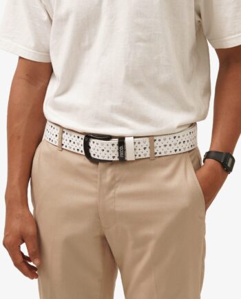 SABUK IKAT PINGGANG KULIT BELT PRIA WANITA PUTIH FRIDAY KILLER | THE RIOT BELT WHITE