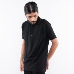 KAOS KERAH POLO SHIRT CASUAL PRIA LENGAN PENDEK HITAM ORIGINAL MATERNAL DISASTER | AVALS