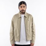JAKET KATUN TRUCKER PRIA CASUAL POLOS KHAKI ORIGINAL MATERNAL DISASTER | NEOSKIN