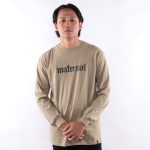 KAOS KATUN COMBED 20's CASUAL PRIA WANITA LENGAN PANJANG KHAKI ORIGINAL MATERNAL | RIDEAD