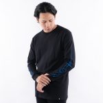 KAOS KATUN COMBED 20's CASUAL PRIA WANITA LENGAN PANJANG HITAM ORIGINAL MATERNAL | SWERDO