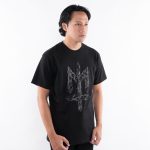 KAOS KATUN COMBED 20's PRIA CASUAL SIMPLE LENGAN PENDEK HITAM ORIGINAL MATERNAL | BREAKER