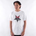 KAOS KATUN COMBED 16's PRIA CASUAL SIMPLE LENGAN PENDEK HITAM ORIGINAL MATERNAL | PEGASUE