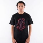 KAOS KATUN COMBED 20's PRIA CASUAL SIMPLE LENGAN PENDEK HITAM ORIGINAL MATERNAL | TWIGHO