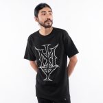KAOS KATUN COMBED 20's PRIA CASUAL SIMPLE LENGAN PENDEK HITAM ORIGINAL MATERNAL | HORNE