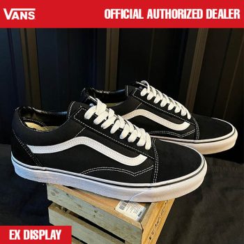 SEPATU SNEAKERS (EX DISPLAY) CASUAL PRIA WANITA HITAM ORIGINAL | X OLD SKOOL BLACK WHITE