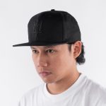 TOPI DATAR SNAPBACK HAT CASUAL SIMPLE POLOS PRIA WANITA HITAM ORIGINAL MATERNAL | VIAGER