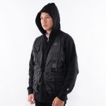 JAKET HOODIE ZIPPER  VEST CASUAL SIMPLE POLOS PRIA WANITA HITAM ORIGINAL MATERNAL | TENSENT