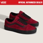 SEPATU SNEAKERS CLASSIC CASUAL PRIA WANITA HITAM ORIGINAL VNS OTW | OLDSKOOL CREEP BORDEAUX