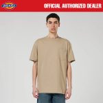 KAOS KATUN PRIA CASUAL SIMPLE LENGAN PENDEK HITAM ORIGINAL DICKIES | SS POCKET DESERT