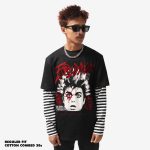 KAOS KATUN COMBED 30s PRIA POP PUNK SERIES LENGAN PANJANG HITAM FRIDAY KILLER | THE FINK BLACK LS